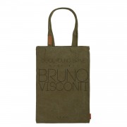 Сумка шоппер 35х47см BV хаки с карманом  Bruno Visconti 5/50 16-002-03/01