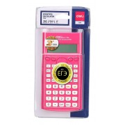 Калькулятор 10+2-разрядный Научный Для ЕГЭ красный 1189127 Deli 20/80 E1710A/RED