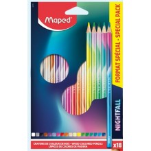 Карандаши цветные 18шт дерев. Nightfall в карт. короб. 831701 Maped