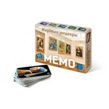 Нескучные игры Игра   Мемо. Мировые шедевры 8394 Россия