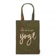 Сумка шоппер 35х47см Yoga хаки с карманом  Bruno Visconti 5/50 16-002-03/07