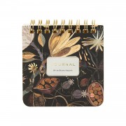 Блокнот 60 листов А6 90х90 линия, гребень Pocket journal Ночные цветы 80г/м2 3-649/01 Bruno Visconti 24/96