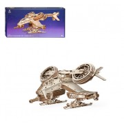 Сборная модель деревянная Футуристический вертолет Ночной беркут 311 деталей  Lemmo