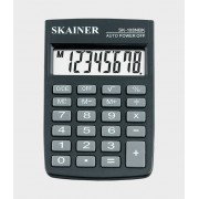 Калькулятор 8-разрядный 58х88х10мм черный, карманный SK-108NBK Skainer  030/2005