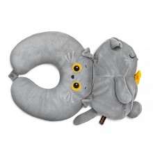 Budi Basa Игрушка   Кот Басик. Подушка на шею. Мультиформ, мягкая, 30 см Knp30-002 Россия