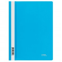 Скоросшиватель пластиковый А4 120мкм голубой ММ-30701 Стамм  355663