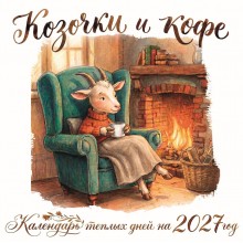 Эксмо/Календарь настенный перекидной на скрепке 2027. Козочки и кофе. Календарь теплых дней/300x300/ITD000000001485517/ Эксмо/Календарь настенный перекидной на скрепке 2027. Козочки и кофе. Календарь теплых дней/300x300/ITD000000001485517/
