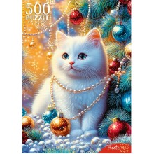 Рыжий кот Пазл 500  Украшение Нового года П500-7629 Россия
